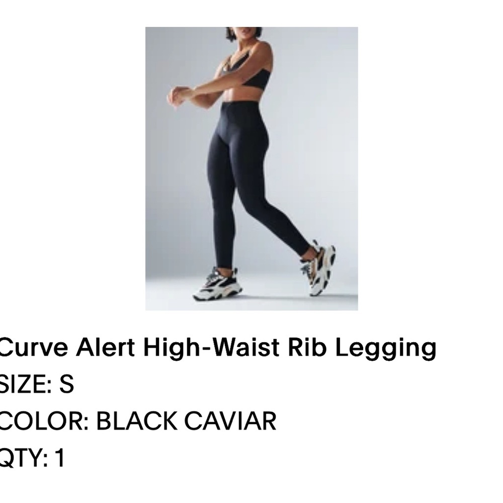 Curve Alert High-Waist Rib Legging